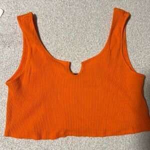 Orange Crop Top